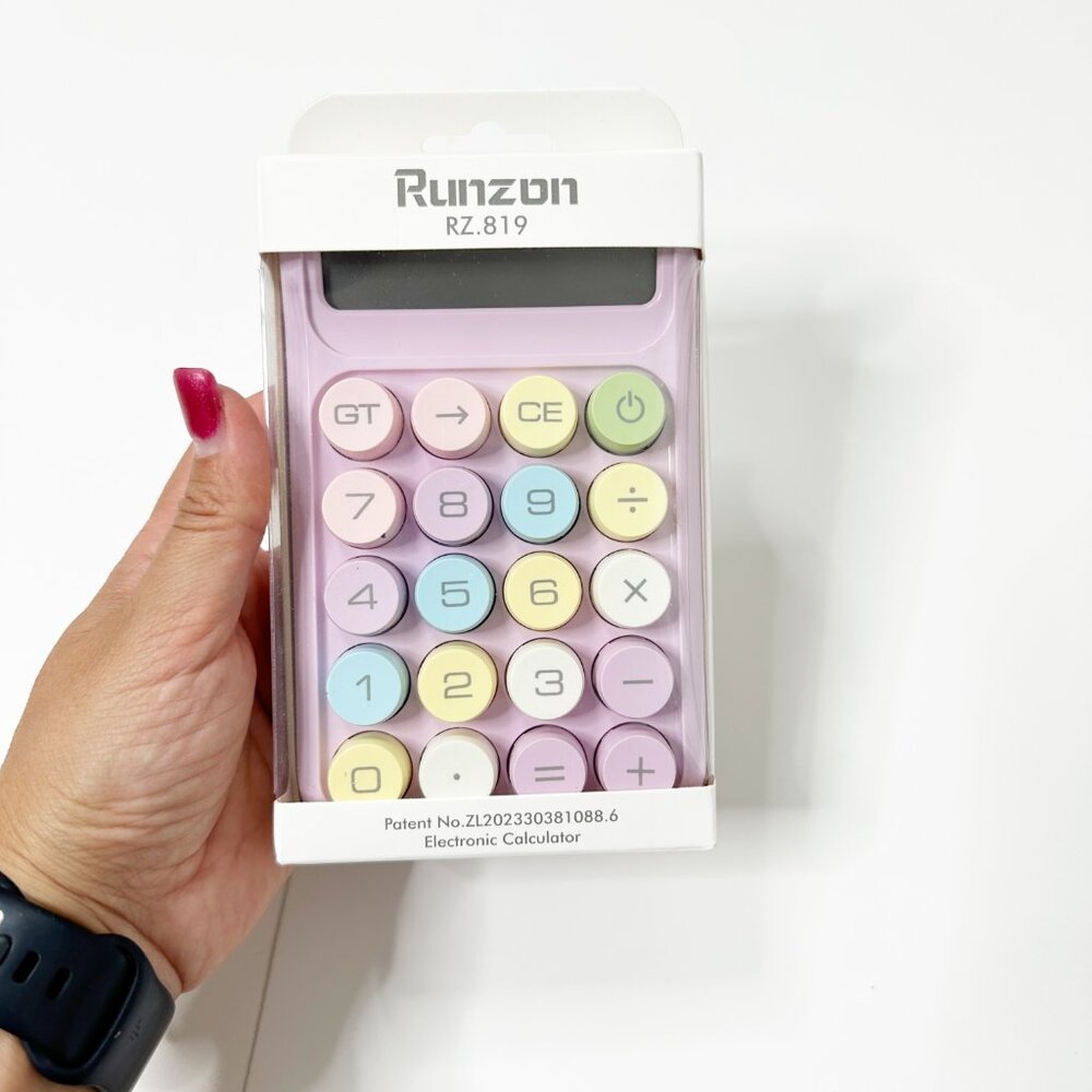 2/$30 New! Cute Calculator Lilac Purple - Picture 9 of 10